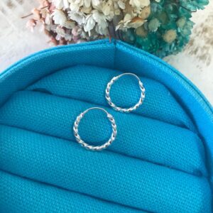 Argola fio trançado