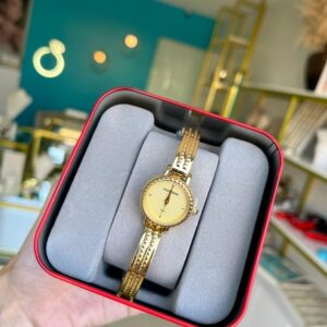 Relógio Mondaine Feminino Bracelete Dourado