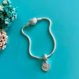 Berloque Coração Duplo